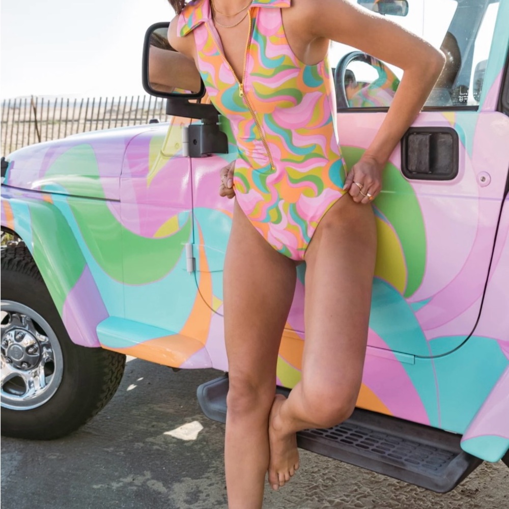 Surfer Barbie limited edition one piece swimsuit